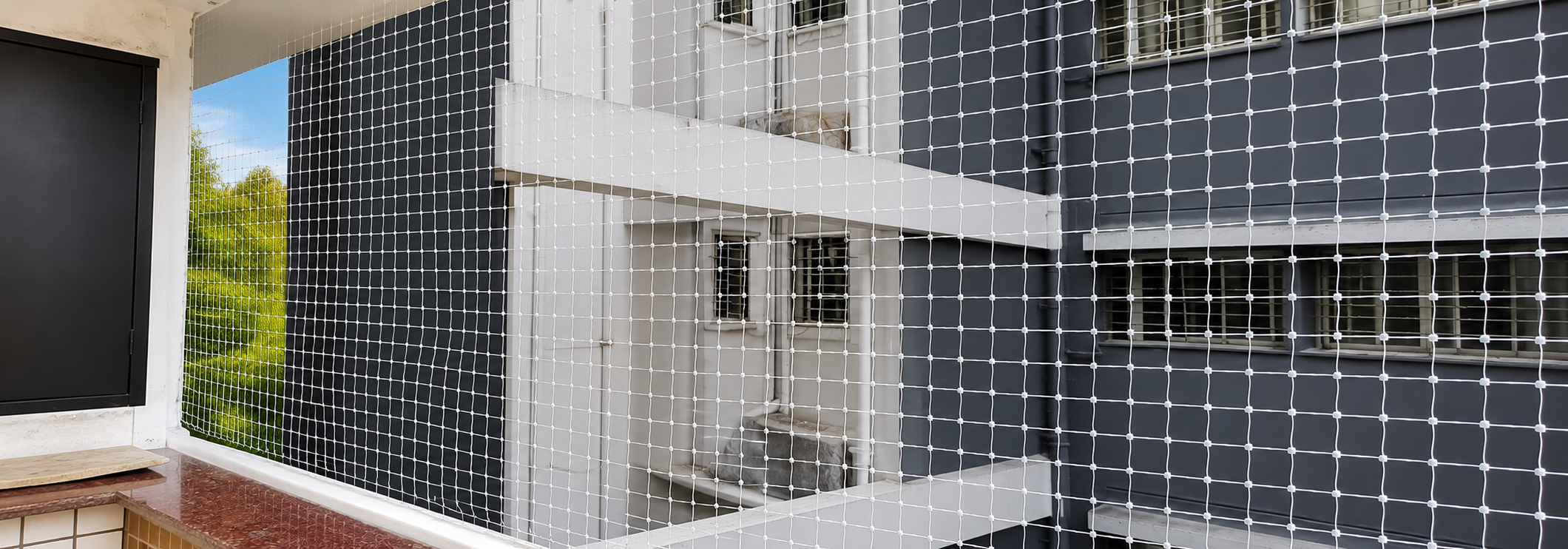 Bird Protection Nets in Chennai by SNK Pigeon Nets for balconies and open areas