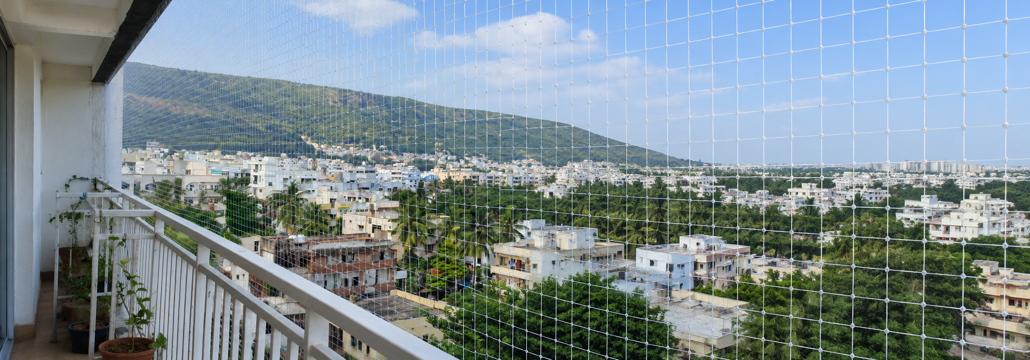Balcony Safety Nets in Chennai by SNK Pigeon Nets